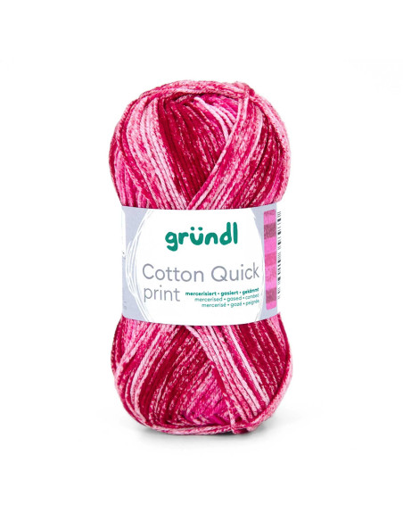 Cotton Quick print 2026 - Gründll 253 - fuchsia/cranberry/kirschpink