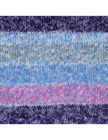 Cotton Quick print 2026 - Gründll 254 - eisblau/aubergine/salbei/rosa