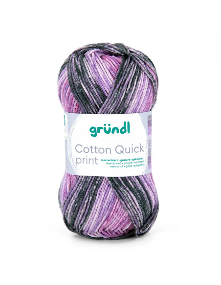 Cotton Quick print 2026 - Gründl 258 - mauve/altrosa/pflaume/flieder