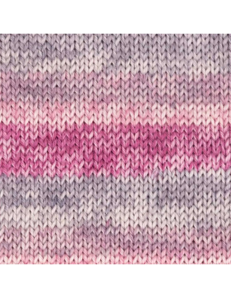 Hot Socks Silk 4-fach - Gründl 03 - eisblau/beere/granatapfel/steingrau