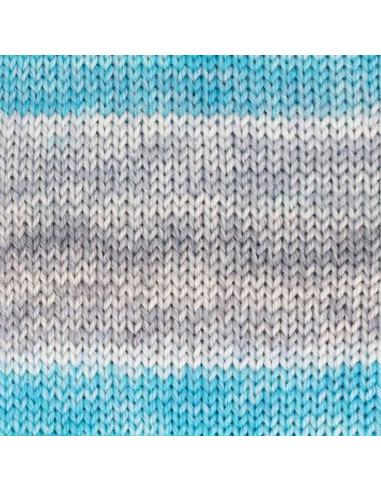 Hot Socks Silk 4-fach - Gründl 05 - kreide/steingrau/anthrazit/türkis