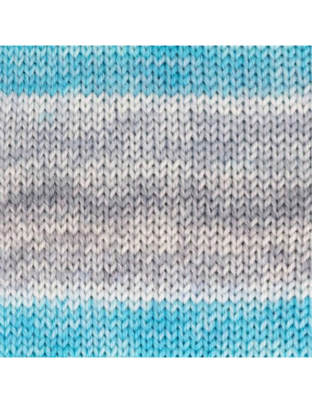 Hot Socks Silk 4-fach - Gründl 05 - kreide/steingrau/anthrazit/türkis