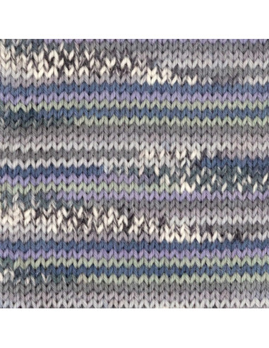Hot Socks Cashmere 4-fach - Gründl 05 - anthrazit/nachtblau/dunkelviolett/wei