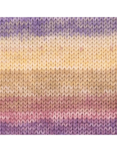 Hot Socks Silk 4-fach - Gründl 01 - senf/magenta/violett/mandarine