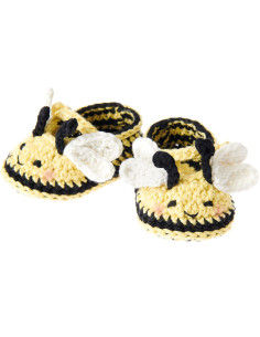 Baby Booties Biene Häkelset - Rico Design