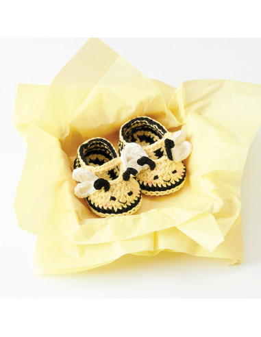 Baby Booties Biene Häkelset - Rico Design