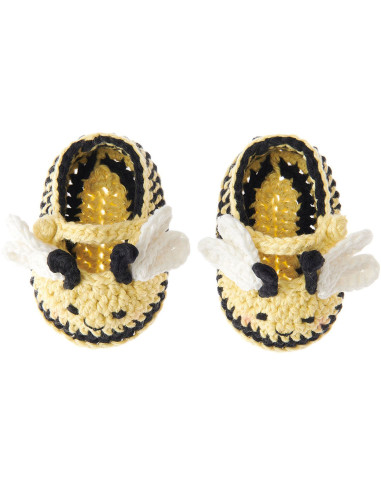 Baby Booties Biene Häkelset - Rico Design