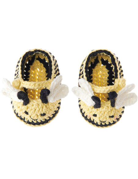 Baby Booties Biene Häkelset - Rico Design