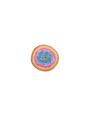 Pop-Up Cotton - Katia 300 - blau/fuchsia/braun