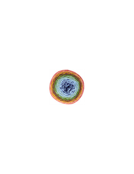 Pop-Up Cotton - Katia 304 - blau/grün/rot/braun