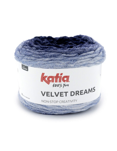 Velvet Dreams  Katia 103 - dunkelblau