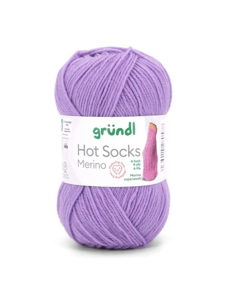 Hot Socks Merino - Gründl 03 - flieder
