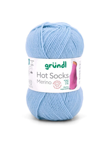Hot Socks Merino - Gründl 04 - hellblau