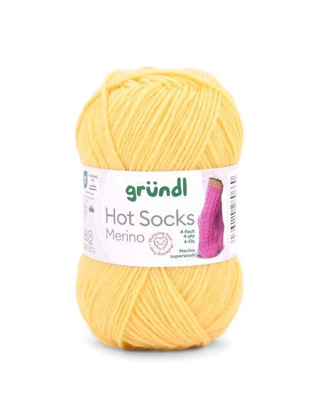 Hot Socks Merino - Gründl 06 - narzisse