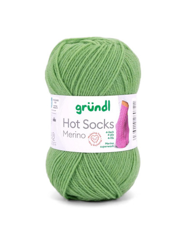 Hot Socks Merino - Gründl 08 - grasgrün