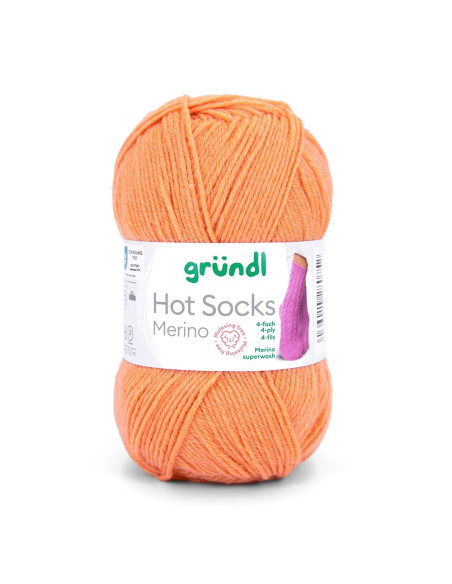 Hot Socks Merino - Gründl 09 - orange