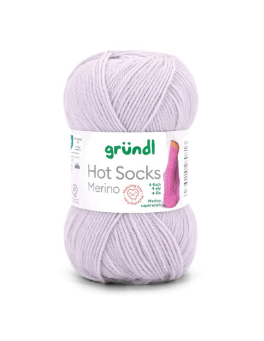 Hot Socks Merino - Gründl 11 - hellgrau