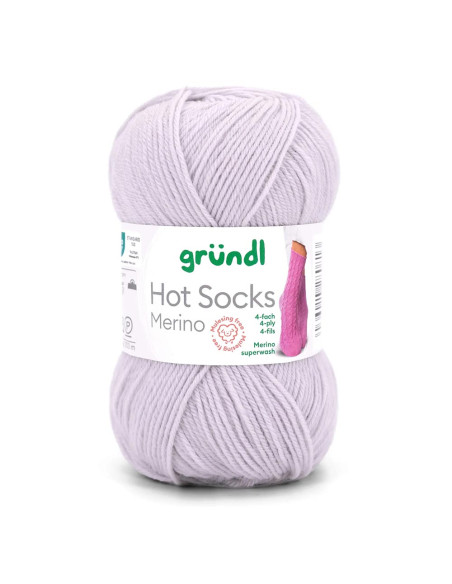 Hot Socks Merino - Gründl 11 - hellgrau