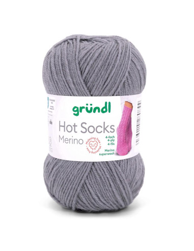 Hot Socks Merino - Gründl 12 - stahlgrau