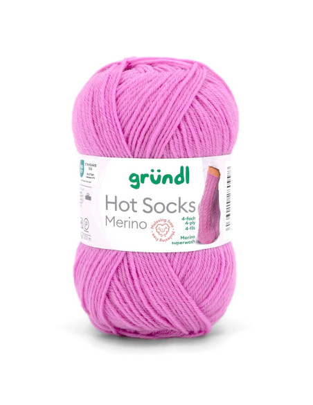 Hot Socks Merino - Gründl 17 - orchidee