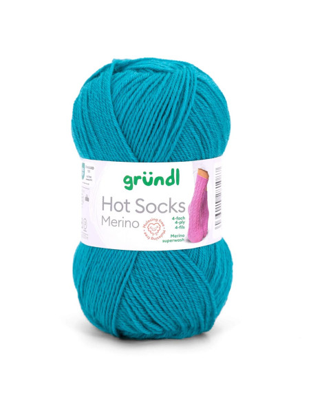 Hot Socks Merino - Gründl 20 - petrol