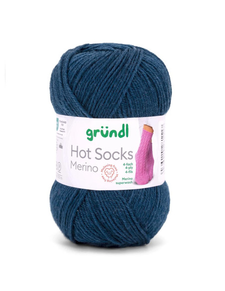 Hot Socks Merino - Gründl 21 - nachtblau