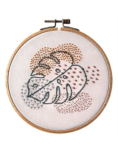 Stickpackung Slow Evenings Monstera  Rico Design