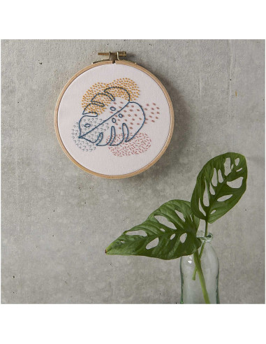Stickpackung Slow Evenings Monstera  Rico Design