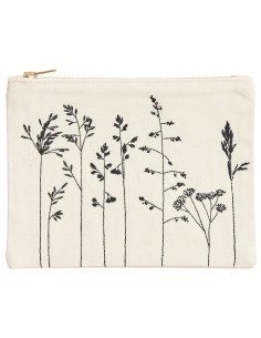 Stickpackung Pouch Blumen und Gräser  Rico Design