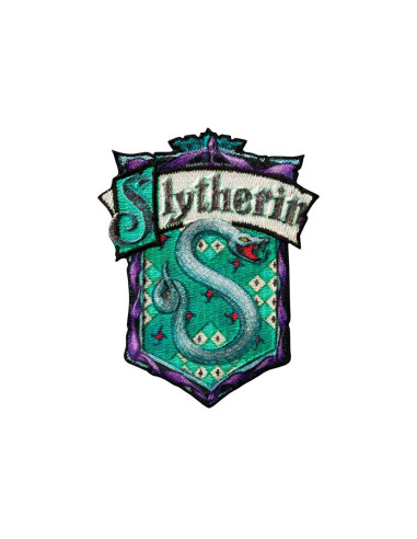 Harry Potter Slytherin Wappen Applikation  Mono Quick