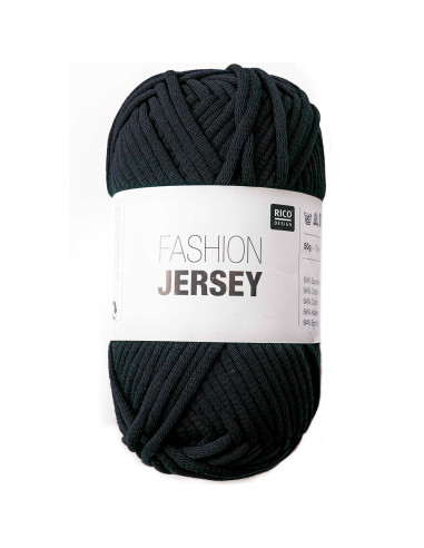 Fashion Jersey  Rico Design 008 - Schwarz