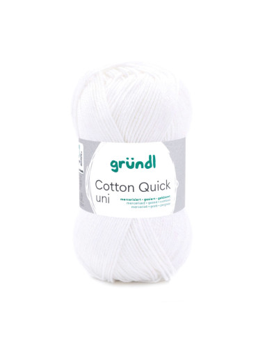 Cotton Quick uni - Gründl 01 - weiss