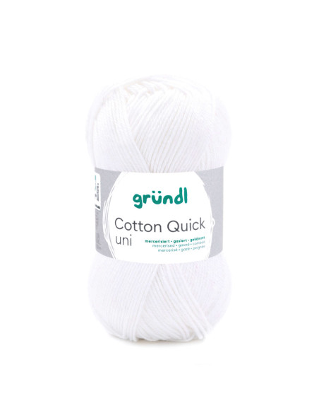 Cotton Quick uni - Gründl 01 - weiss