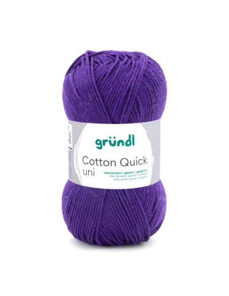 Cotton Quick uni - Gründl 109 - pflaume