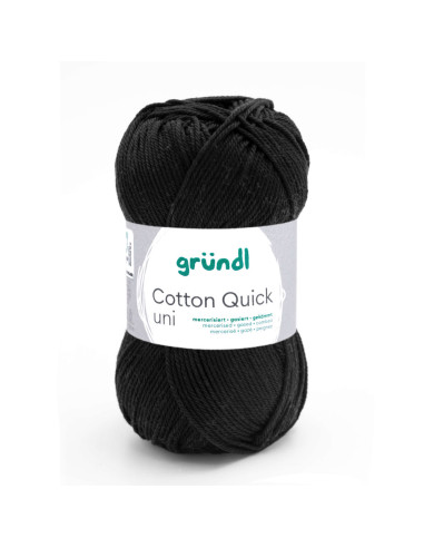 Cotton Quick uni - Gründl 11 - schwarz