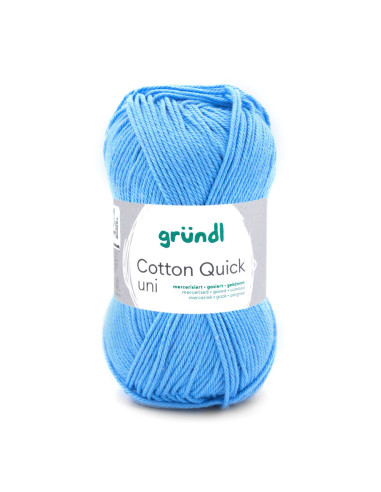Cotton Quick uni - Gründl 127 - hellblau