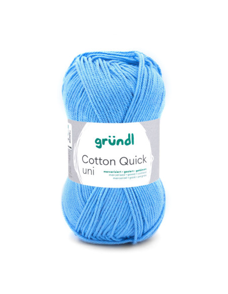 Cotton Quick uni - Gründl 127 - hellblau