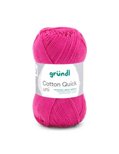Cotton Quick uni - Gründl 128 - pink
