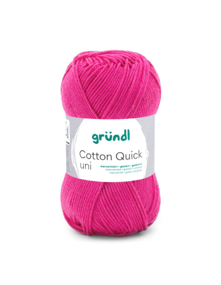 Cotton Quick uni - Gründl 128 - pink