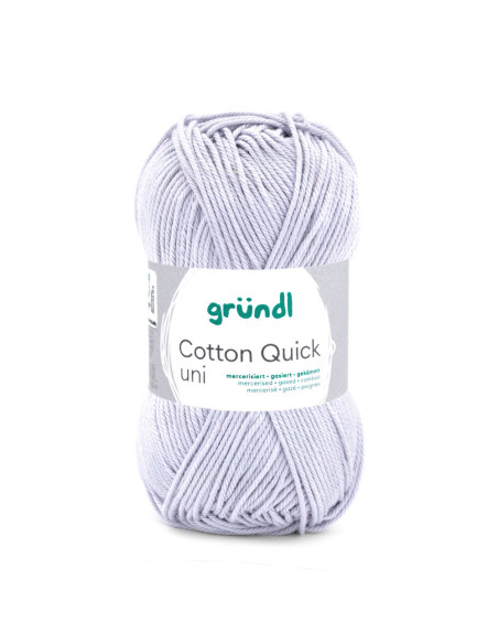 Cotton Quick uni - Gründl 129 - hellgrau
