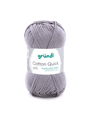 Cotton Quick uni - Gründl 70 - silbergrau