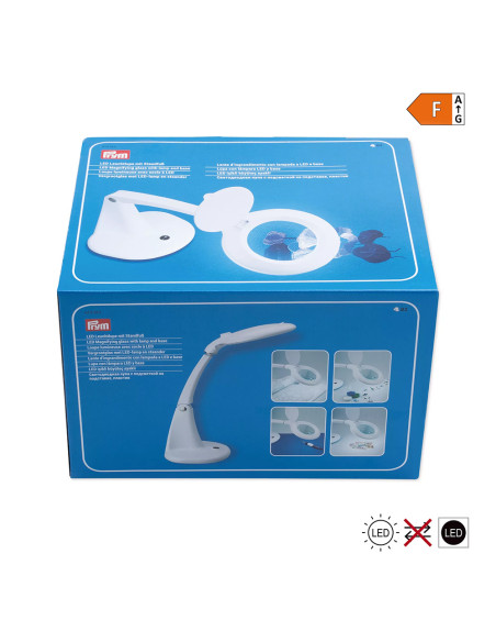 LED Leuchtlupe mit Standfuss - Prym
