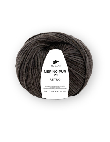 Merino Pur 125 Retro - Pro Lana 110 - braun meliert