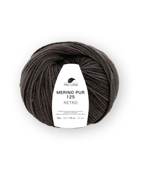 Merino Pur 125 Retro - Pro Lana 110 - braun meliert