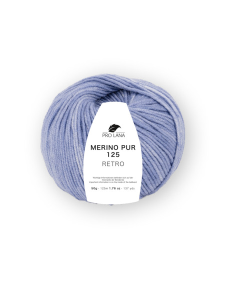 Merino Pur 125 Retro - Pro Lana 152 - jeans meliert
