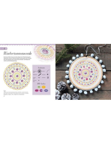Farbenfrohe Mandalas sticken - CV