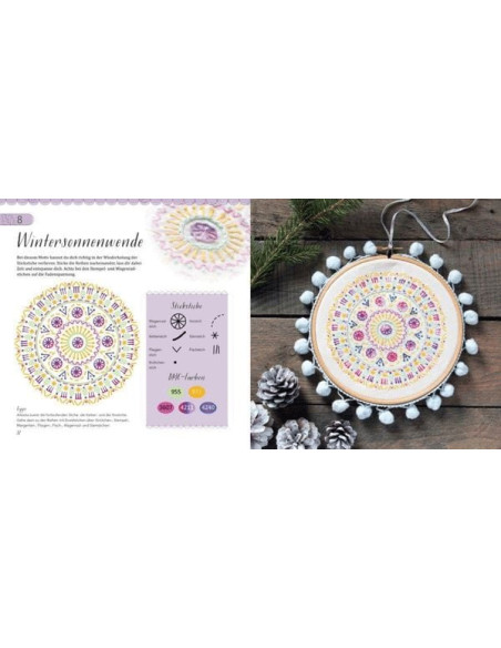Farbenfrohe Mandalas sticken - CV