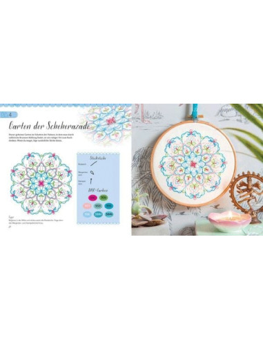 Farbenfrohe Mandalas sticken - CV