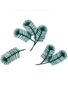 Stick and Stitch Tannenzweige  Rico Design