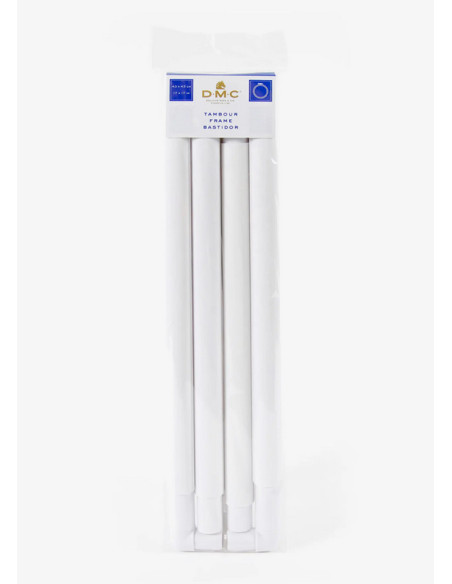 Quadratischer Stickrahmen weiss 43x43cm - DMC